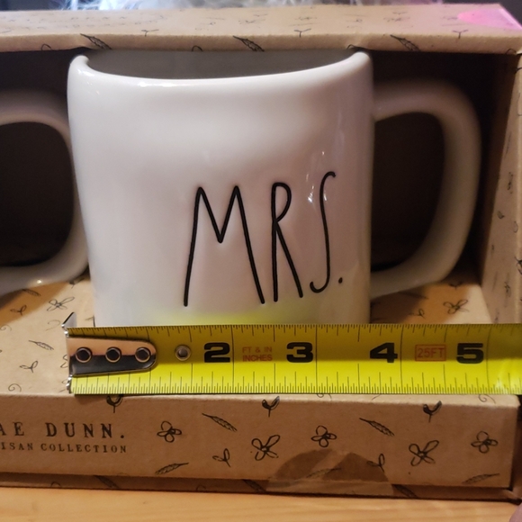 Rae Dunn Mr. & Mrs. Mugs - Picture 4 of 5